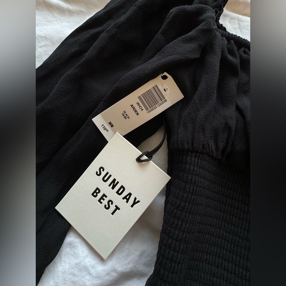 (NEW) Aritzia - Sunday Best Arden Dress Black - Picture 7 of 8